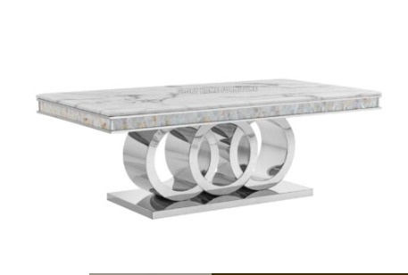 KT1378 Coffee Table Silver